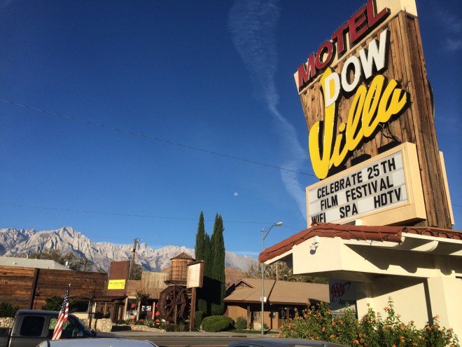 Sign for lone pine film festival california