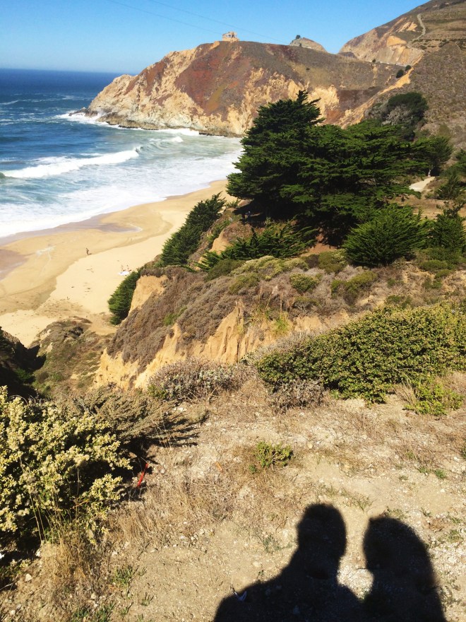 shadows with view of ocean on the PCH