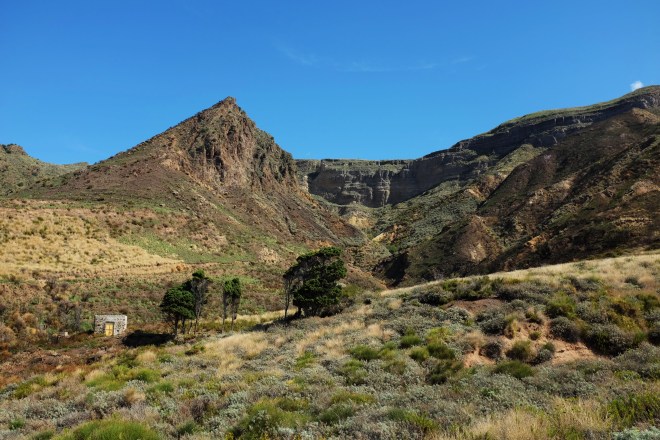 View from a hike in Lipari
