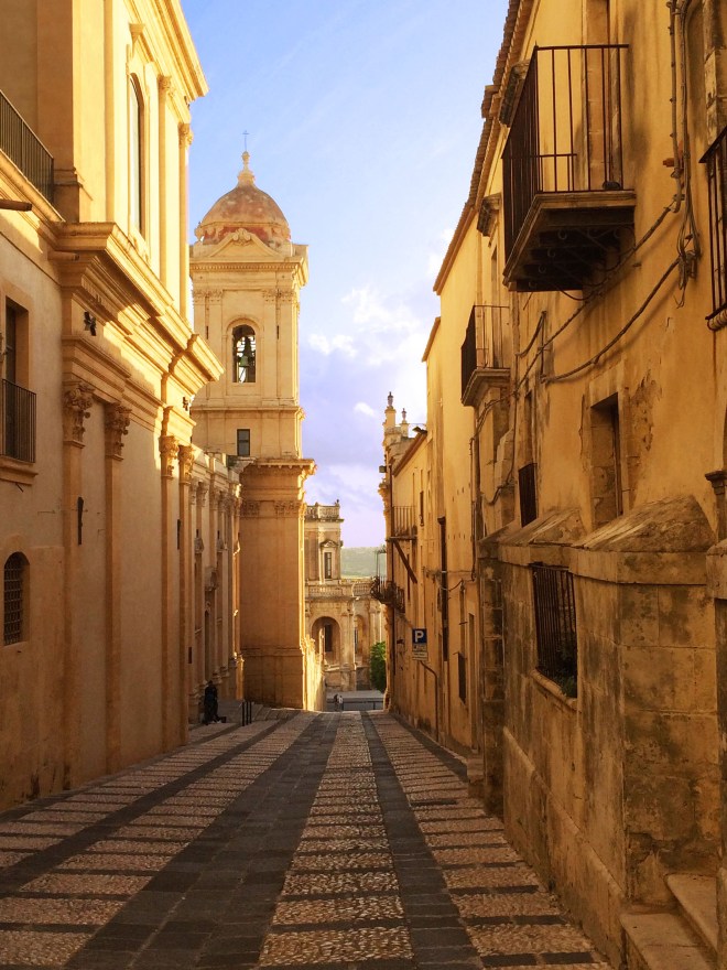 Noto at sunset