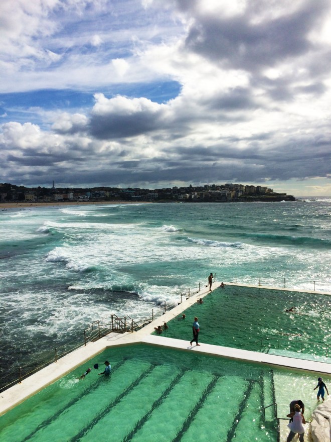 Swimming pool on Bondi beach