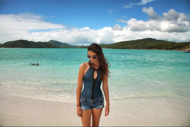 Ocean view Whitsunday Islands Whitehaven beach
